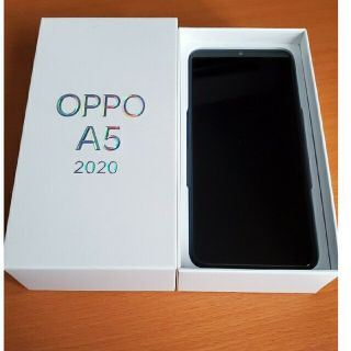 UQ mobile OPPO A5 2020 ブルー 4GB/64GB CPH1(スマートフォン本体)