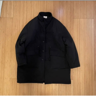 EMMA CLOTHES／stand collar coat／black／L