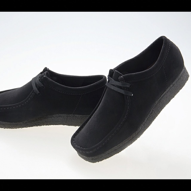 CLARKS WALLABEE クラークス ワラビー ブラック スエードUS85状態