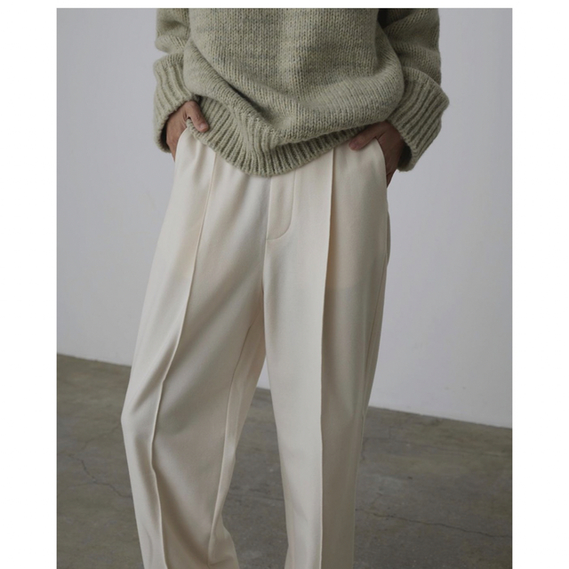 国産限定品 Nala pin tuck thermo pants ナラ お得即納