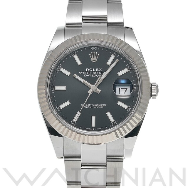ROLEX - 中古 ロレックス ROLEX 126334 ランダムシリアル ブライトブラック メンズ 腕時計