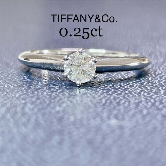 TIFFANY\u0026Co ティファニー Pt950 ダイヤモンド ノヴォ リングsoi95