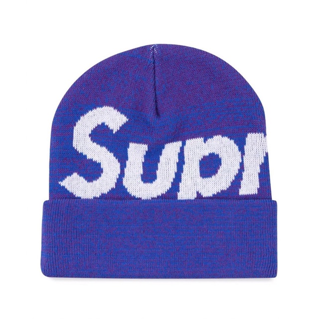 Supreme ニット帽　ロゴ ビーニー