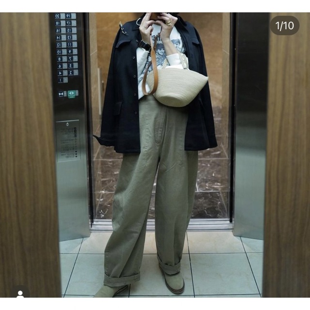 半額 RHC ロンハーマン Wide Chino Pants ワイドチノパンツ XS tdh