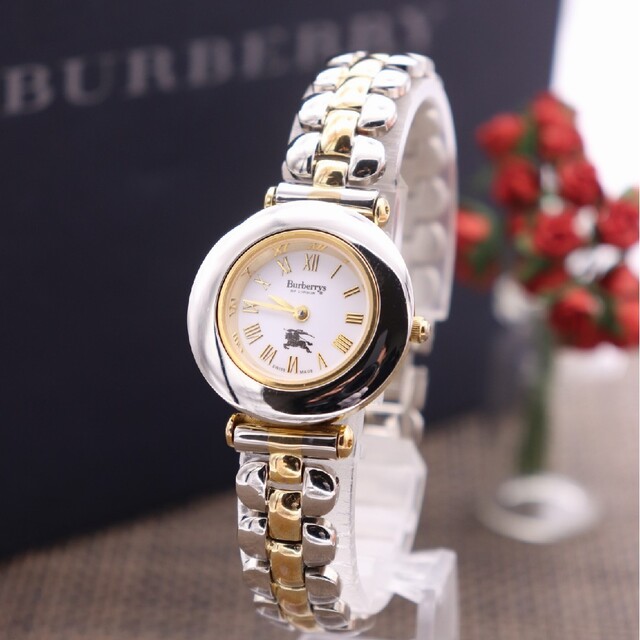 正規品【新品電池】BURBERRY コインウォッチ/動作良好 11100L 美品