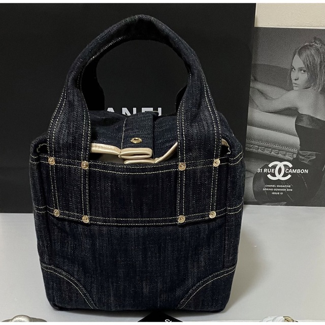 専用！！CHANEL、デニムハンドバッグ！美品！希少