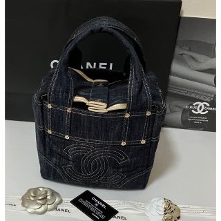 グッチ(Gucci)の専用♡超美品♡ シャネル スパークリング デニム ショルダートート バッグ正規品(ハンドバッグ)