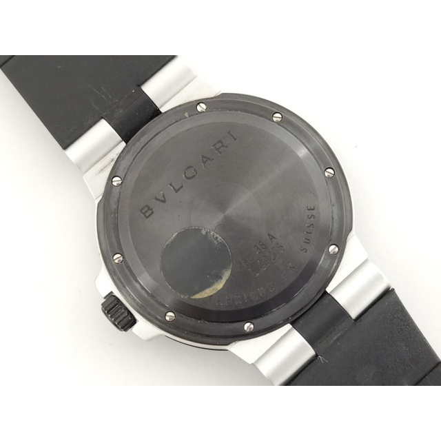 BVLGARI アルミニウム メンズ 腕時計 自動巻 アボリー文字盤 AL38A