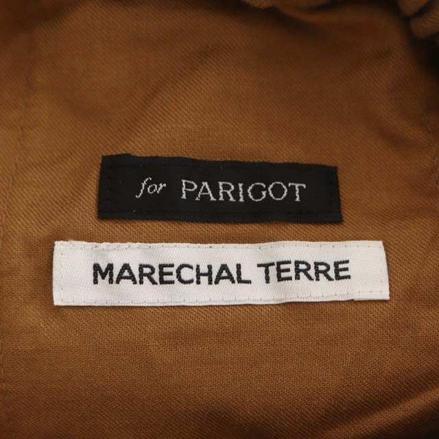 MARECHAL TERRE(マルシャルテル)のマルシャルテル × パリゴ ウエストゴムテーパードパンツ スリム 2 キャメル レディースのパンツ(その他)の商品写真
