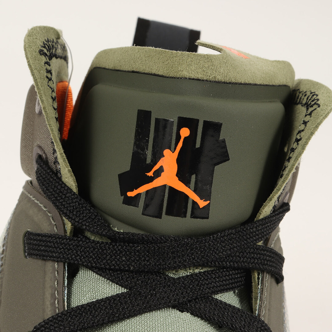 NIKE ナイキ UNDEFEATED AIR JORDAN 37 SP UNDFTD (DV6255-300) 2022年秋冬 アンディフィーテッド エアジョーダン37 XXXVII オイルグリーン ブラック サイズ：US10 28.0cm スニーカー コラボ【メンズ】 4