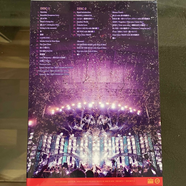 EXILE(エグザイル)のEXILEATSUSHI LIVEDVD エンタメ/ホビーのDVD/ブルーレイ(ミュージック)の商品写真