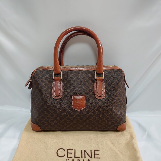 美品 CELINE マカダム柄 ハンドバッグ - www.sorbillomenu.com