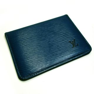 ルイヴィトン(LOUIS VUITTON)のLOUIS VUITTON ポルト 2カルト ヴェルティカル パスケース エピ(名刺入れ/定期入れ)