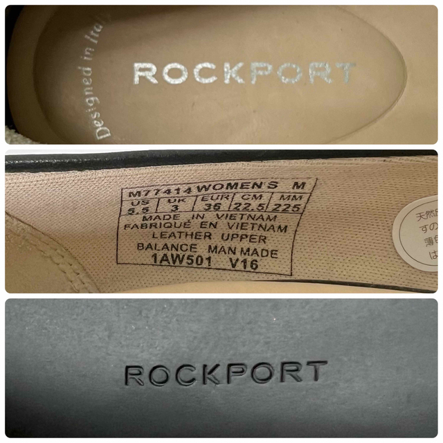 ROCKPORT(ロックポート)の【美品】Rockport ロックポート アリードレス パンプス 黒 22.5 レディースの靴/シューズ(ハイヒール/パンプス)の商品写真