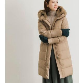 アーバンリサーチ(URBAN RESEARCH)の新品 URBAN RESEARCH ラビットフードストレッチロングダウン(ダウンコート)