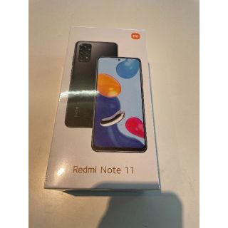 新品未開封 SIMフリー Xiaomi Redmi Note11 国内版(スマートフォン本体)