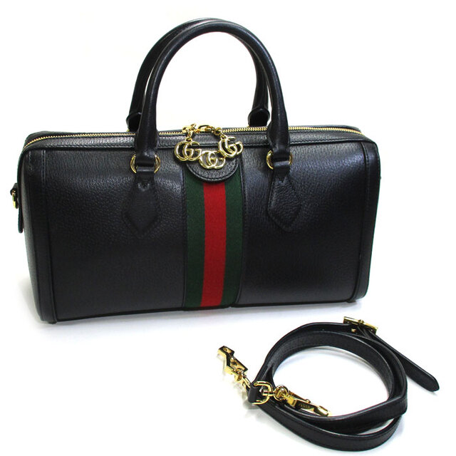 GUCCI 2WAY ショルダーバッグ ミニボストンバッグ オフィディア レザー | フリマアプリ ラクマ