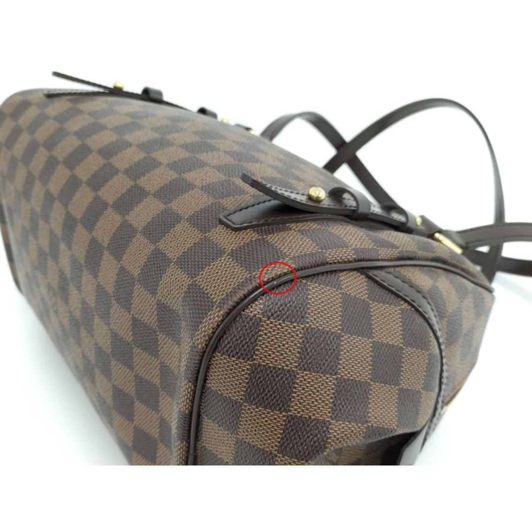 LOUIS VUITTON リヴィントンGM ショルダーバッグ ダミエ エベヌ