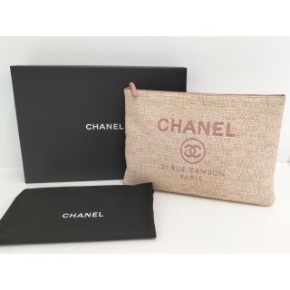 CHANEL - CHANEL ポーチ クラッチバッグ コココマーク ドーヴィル