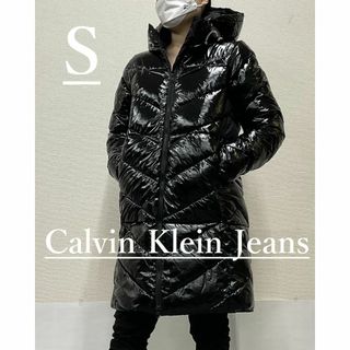 カルバンクライン(Calvin Klein)のカルバン クライン ジーンズ　パデッドコート 02A22　サイズS　ブラック(ナイロンジャケット)