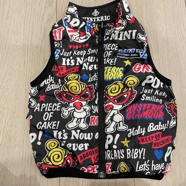 HYSTERIC MINI(ヒステリックミニ)の新品未使用　ヒスミニ　ダウンベスト キッズ/ベビー/マタニティのキッズ服男の子用(90cm~)(ジャケット/上着)の商品写真