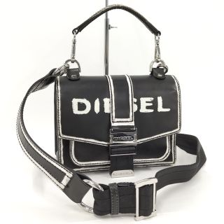 ディーゼル(DIESEL)のDIESEL 2WAYショルダーバッグ ミスマッチ クロスボディ レザー(その他)