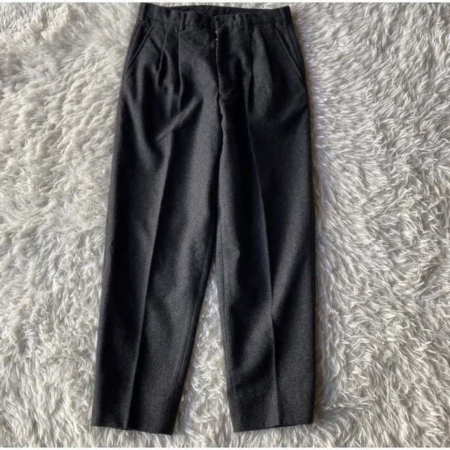 80s comme des garçons homme wool slacks | フリマアプリ ラクマ