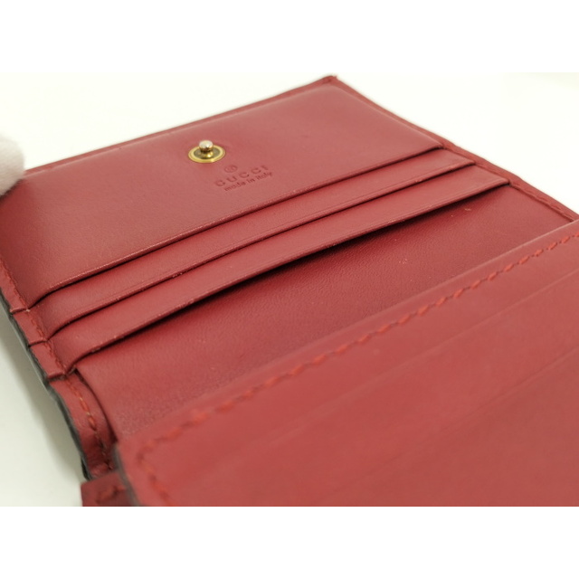 GUCCI コンパクトウォレット GGスプリーム チェリー 二つ折り財布 最