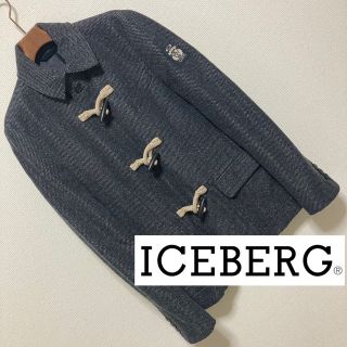 アイスバーグ(ICEBERG)の美品■ICEBERG アイスバーグ■光沢ニットジャージ トグル ジャケット S(テーラードジャケット)