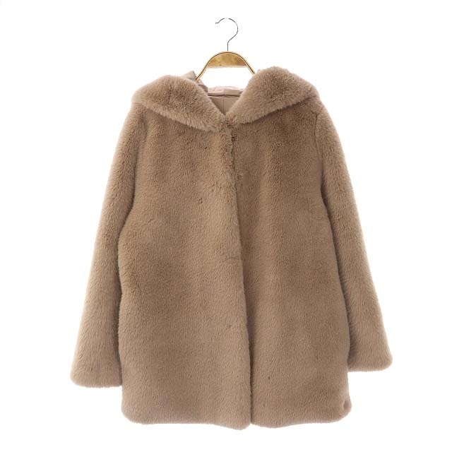 other - レモンプレット FAUX FUR HOODED JACKET エコファーコートの