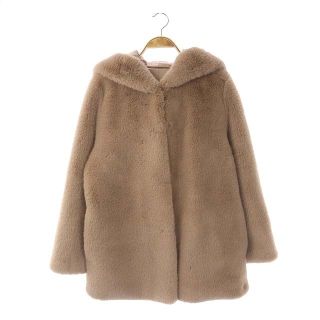 アザー(other)のレモンプレット FAUX FUR HOODED JACKET エコファーコート(毛皮/ファーコート)