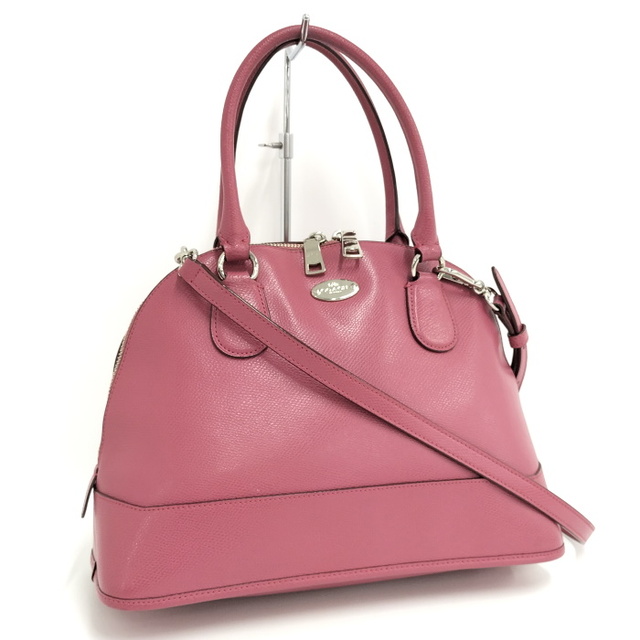 COACH - COACH 2WAYショルダーバッグ レザー ピンク F33909の COACH - COACH 2WAYショルダーバッグ レザー ピンク F33909の