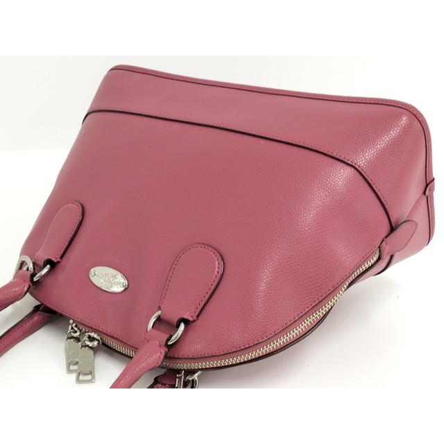 COACH - COACH 2WAYショルダーバッグ レザー ピンク F33909の COACH - COACH 2WAYショルダーバッグ レザー ピンク F33909の