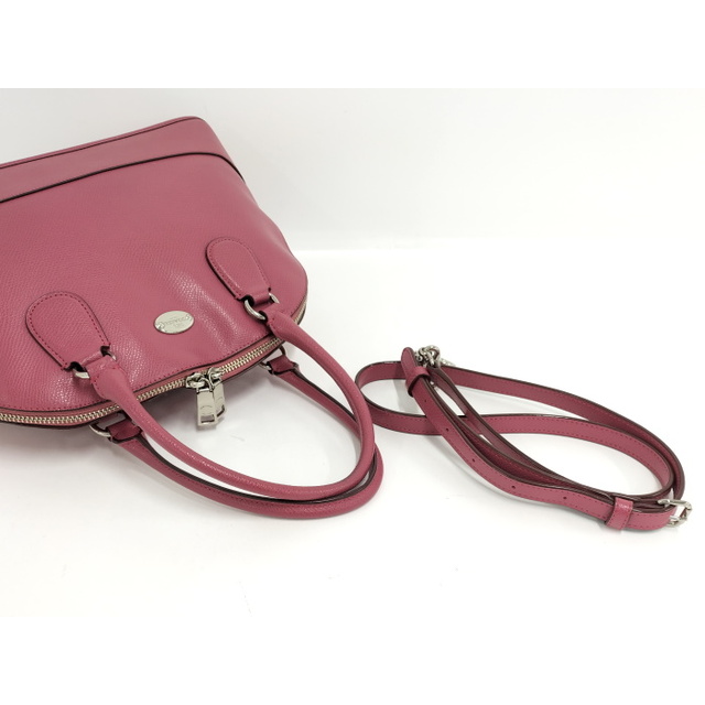 COACH - COACH 2WAYショルダーバッグ レザー ピンク F33909の COACH - COACH 2WAYショルダーバッグ レザー ピンク F33909の