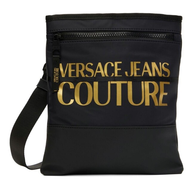 VERSACE JEANS COUTURE メッセンジャーバッグ ブラック