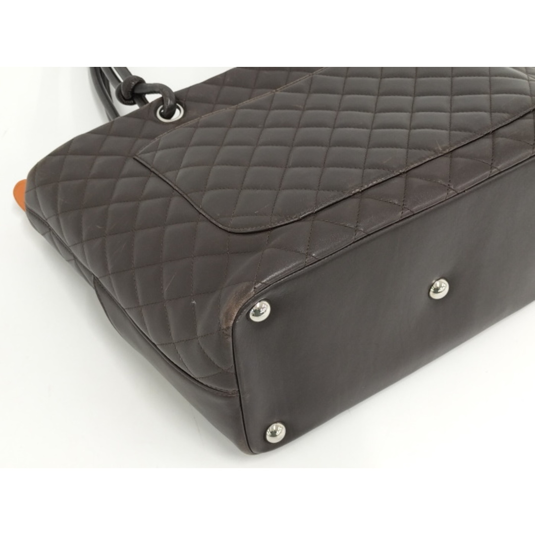 CHANEL - CHANEL カンボンライン ラージ トートバッグ レザー CHANEL - CHANEL カンボンライン ラージ トートバッグ レザー