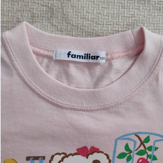 familiar(ファミリア)のファミリア　Tシャツ短パンセット　100 キッズ/ベビー/マタニティのキッズ服女の子用(90cm~)(Tシャツ/カットソー)の商品写真