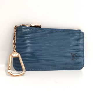 ルイヴィトン(LOUIS VUITTON)のLOUIS VUITTON ポシェットクレ エピ トレドブルー M63805(コインケース/小銭入れ)