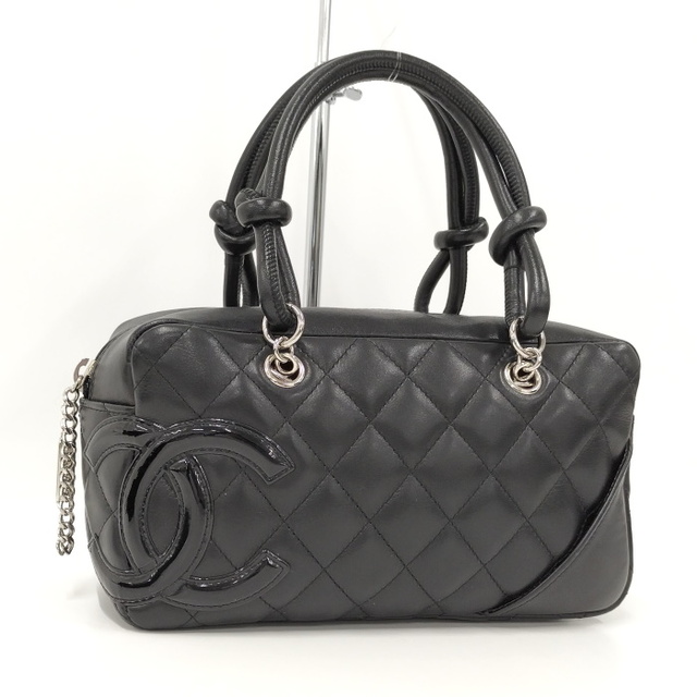 CHANEL ミニボストンバッグ カンボンライン マトラッセ ブラック | フリマアプリ ラクマ CHANEL ミニボストンバッグ カンボンライン マトラッセ ブラック | フリマアプリ ラクマ