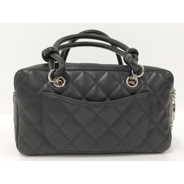 CHANEL ミニボストンバッグ カンボンライン マトラッセ ブラック CHANEL ミニボストンバッグ カンボンライン マトラッセ ブラック