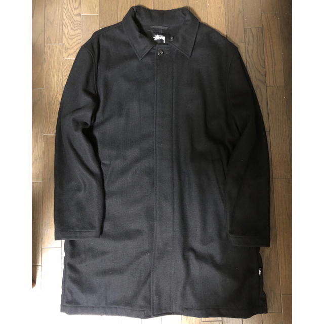 お買得価格』 レア古着 STUSSY ストゥーシー コート 黒 L old stussy