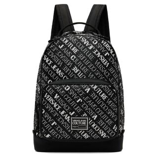 VERSACE JEANS COUTURE リュック リピートロゴ バックパック-