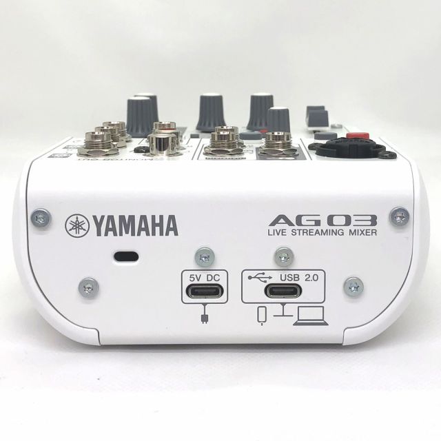 YAMAHA ライブストリーミングミキサー AG03MK2 W ホワイト YAMAHA ライブストリーミングミキサー AG03MK2 W ホワイト