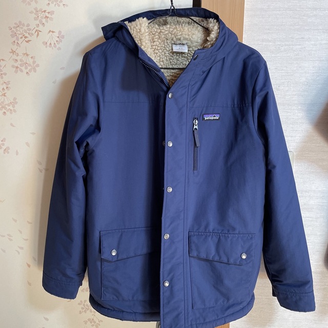 patagonia(パタゴニア)のパタゴニア紺色コート キッズ/ベビー/マタニティのキッズ服男の子用(90cm~)(コート)の商品写真