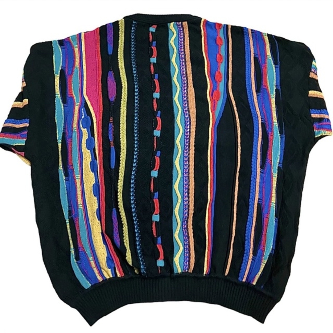 COOGI - 【個性派古着】90s 希少 COOGI風 3Dニット USA製 芸術の通販