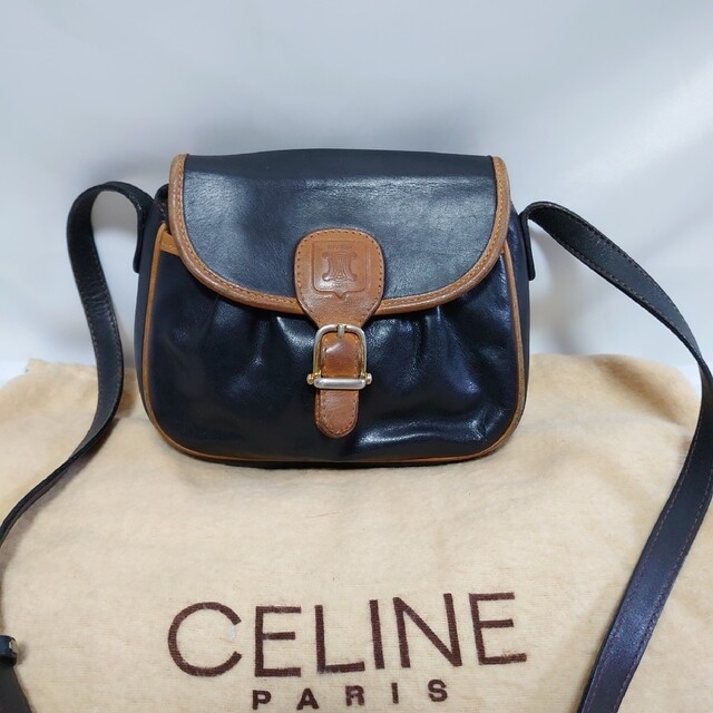 CELINE ショルダーバッグ ポーチ ポシェット ヴィンテージ | フリマアプリ ラクマ