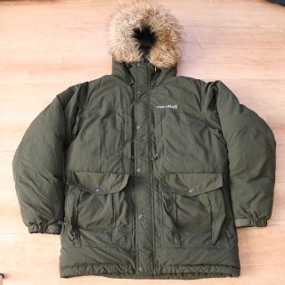 mont bell - モンベル ローガンダウン パーカ Men's M size グリーンの 