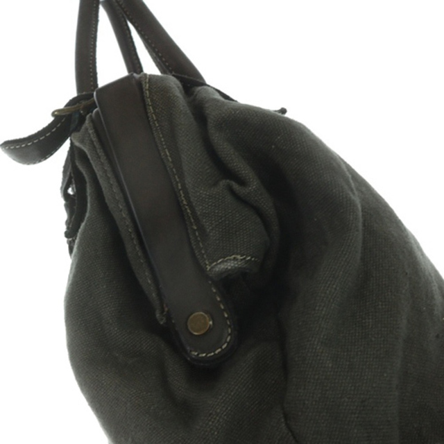 CHRISTIAN PEAU(クリスチャンポー)のクリスチャン・ポー ドクターズ バッグ ハンドバッグ 切替 レザー 黒 レディースのバッグ(ハンドバッグ)の商品写真