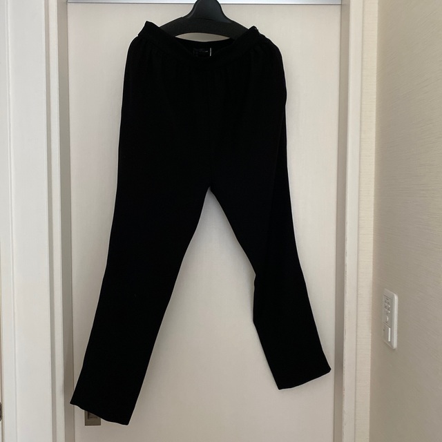 新品☆未使用 ヨーコチャン ハイウェストギャザーパンツ ブラック 36 11