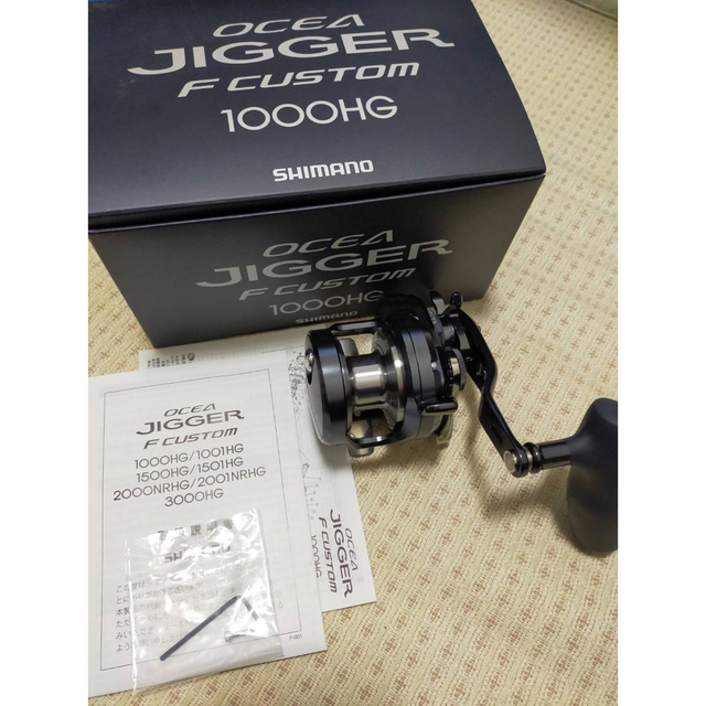 SHIMANO シマノ オシアジガー Fカスタム 1000HG スペアスプー美品の